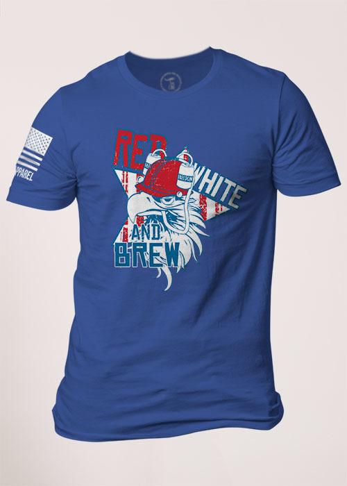 Men's T-Shirt ‰ÛÒ Red White And Brew