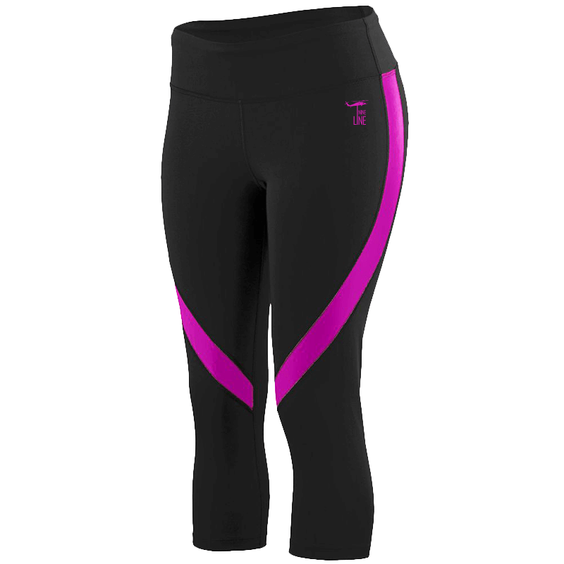 Ladies Action Color Block Capri