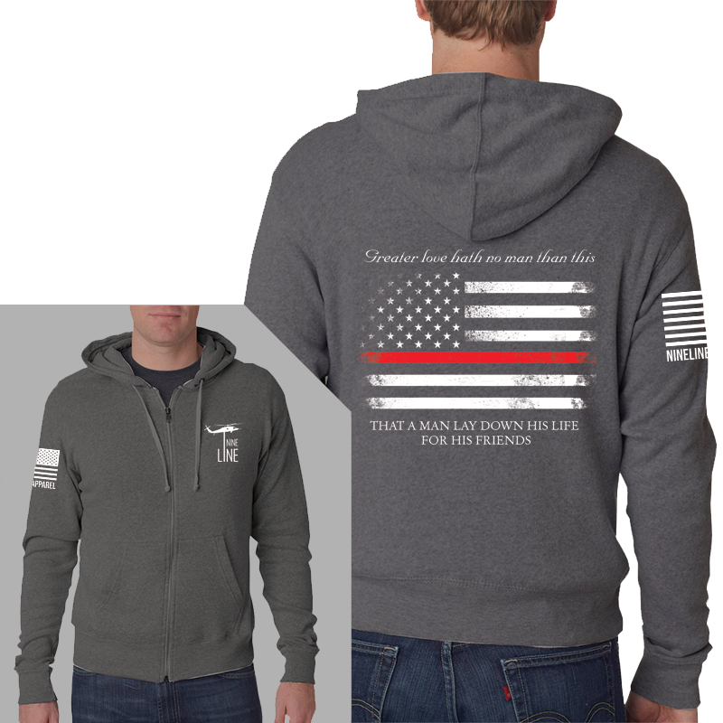 Full-Zip Hoodie - Thin Red Line