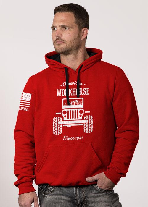 Hoodie - American Workhorse - Full Front