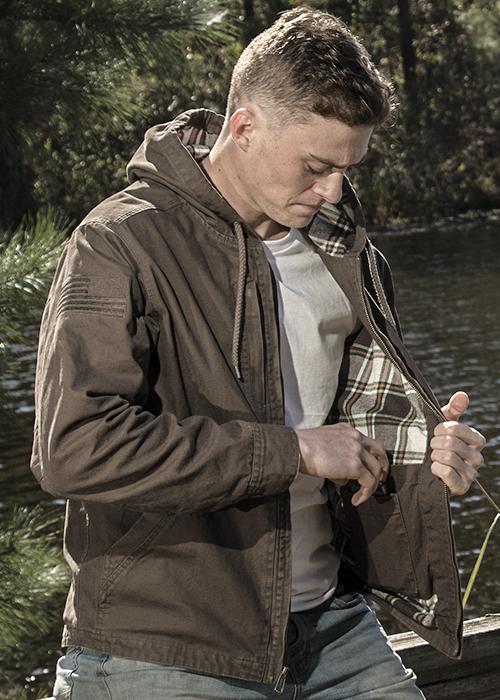 Twill Hooded Heritage Jacket