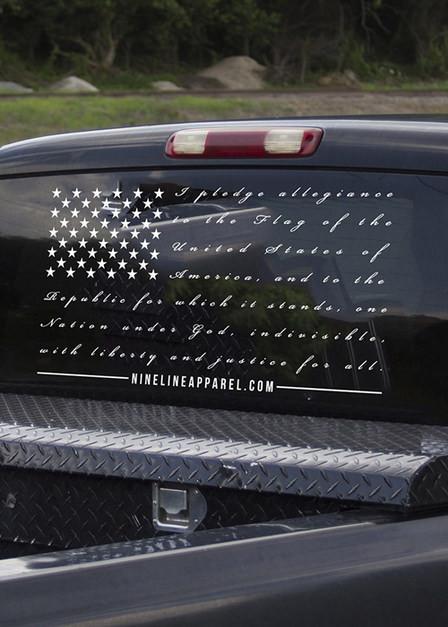Vinyl Decal - The Pledge