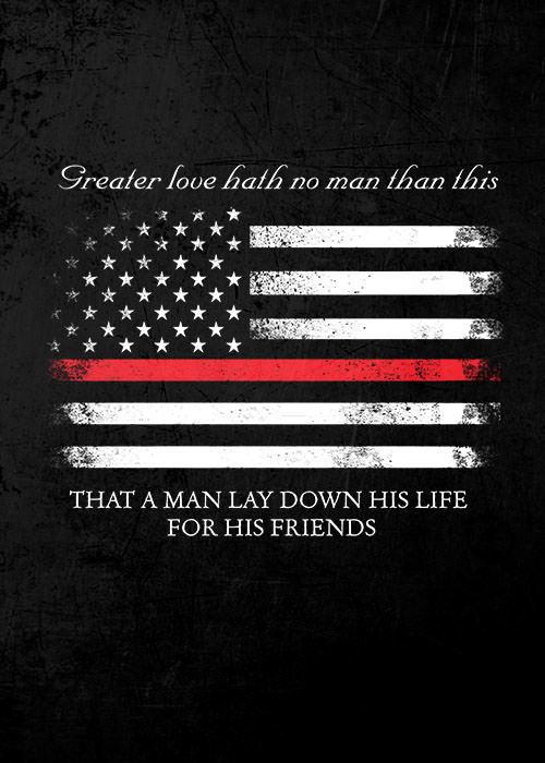Hoodie - Thin Red Line