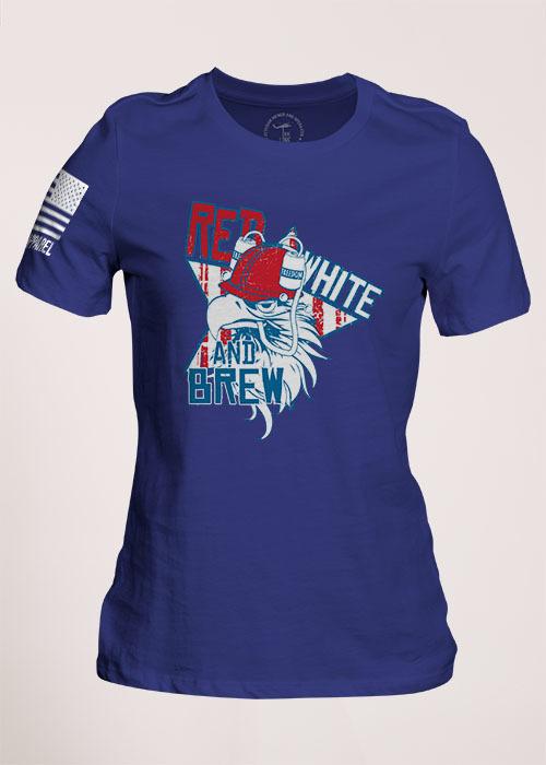 Women's Relaxed Fit T-Shirt ‰ÛÒ Red White And Brew