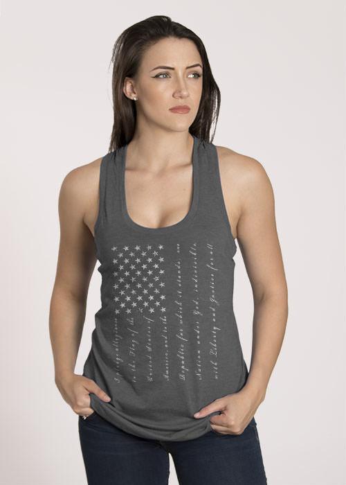 Women's Racerback Tank - The Pledge