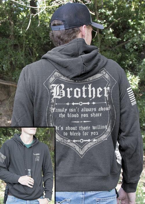Light Weight Tailgater Hoodie - Blood and Family