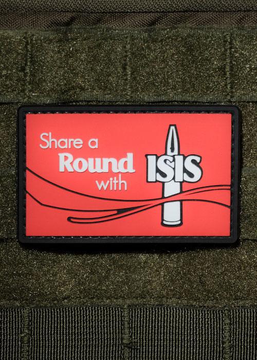 Share a Round with Isis PVC Patch