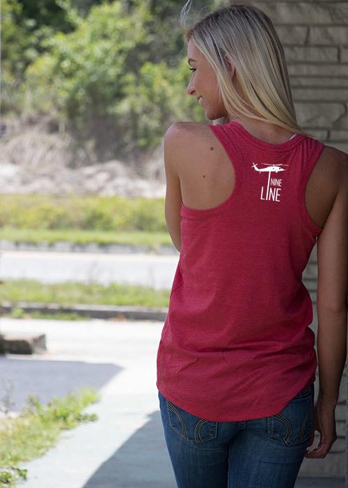 Women's Racerback Tank - Share a Round with ISIS
