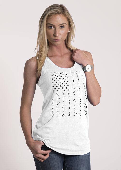 Women's Racerback Tank - The Pledge