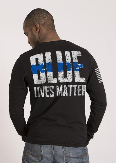 Mens Long Sleeve - Blue Lives Matter