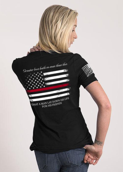 Women's Relaxed Fit T-Shirt - Thin Red Line