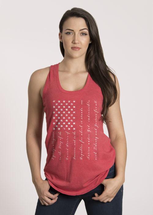 Women's Racerback Tank - The Pledge