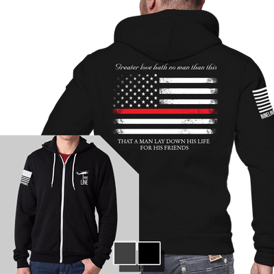 Full-Zip Hoodie - Thin Red Line