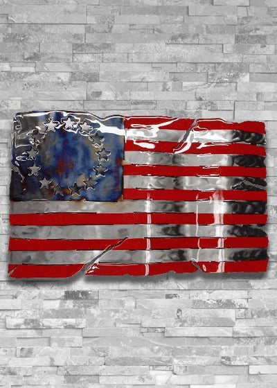 Molten Metal Sign - Betsy Ross