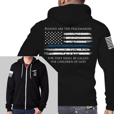 Full-Zip Hoodie - Thin Blue Line