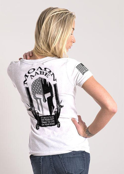 Women's Relaxed Fit T-Shirt - Molon Labe Spartan