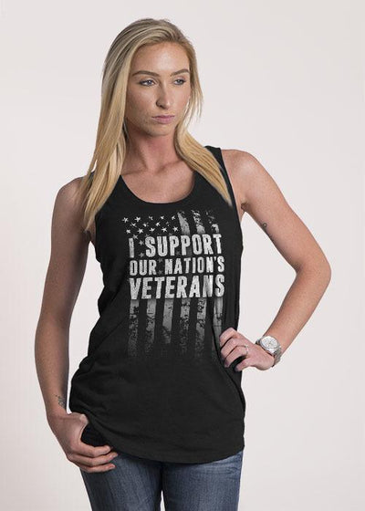 Women's Racerback Tank - Support Our Veterans