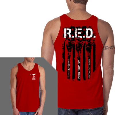 Jersey Tank - RED Remember Everyone Deployed