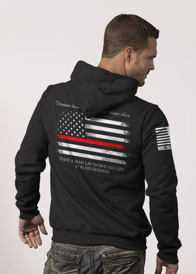 Hoodie - Thin Red Line