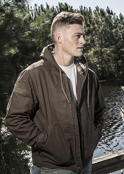 Twill Hooded Heritage Jacket