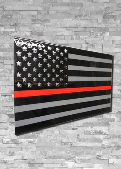 Molten Metal Sign - Thin Red Line