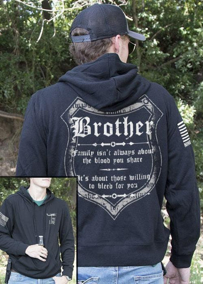 Light Weight Tailgater Hoodie - Blood and Family