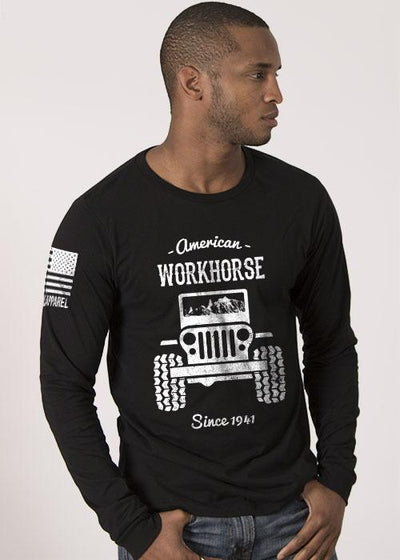 Men's Long Sleeve - American Workhorse - Full Front