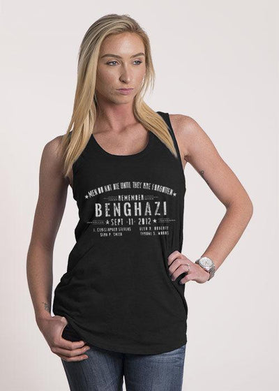 Women's Racerback Tank - Benghazi