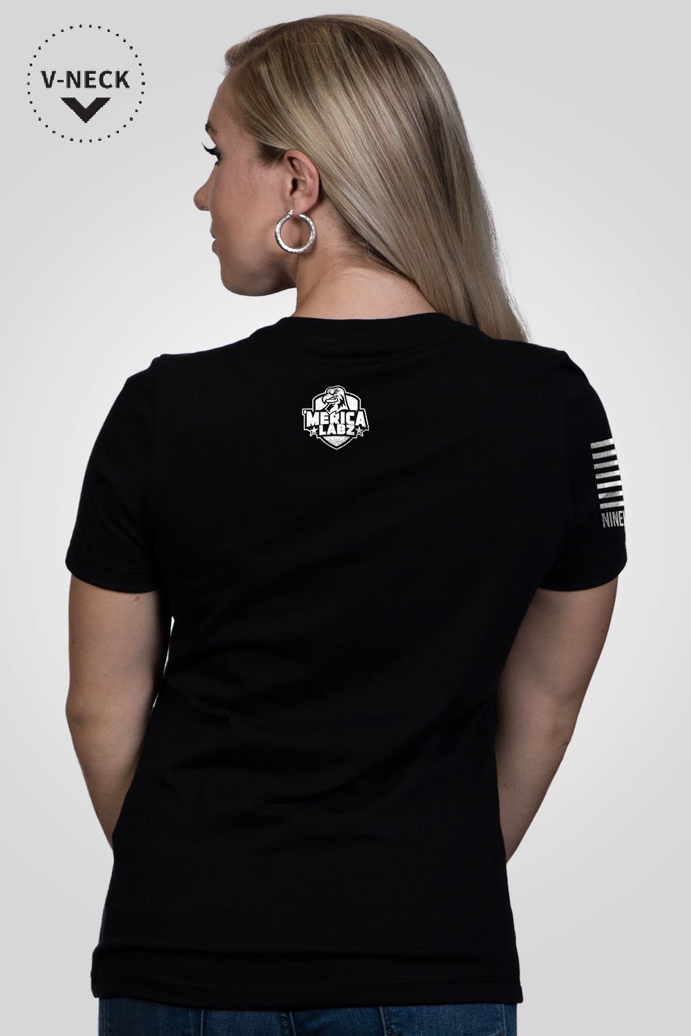 Women's Relaxed Fit V-Neck Shirt - VEGANFREE