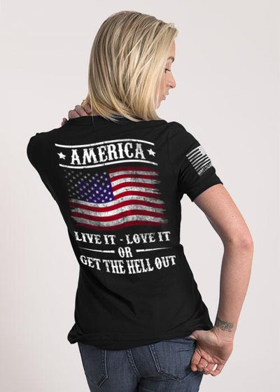 Women's Relaxed Fit T-Shirt - Get The Hell Out