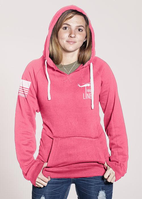Women's V-Neck Hoodie - Whoopin' Ass