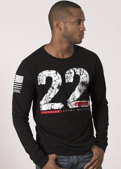 Mens Long Sleeve - 22 A Day