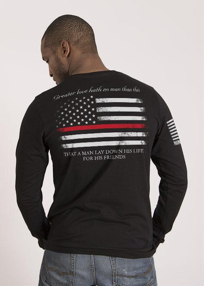 Men's Long Sleeve - Thin Red Line