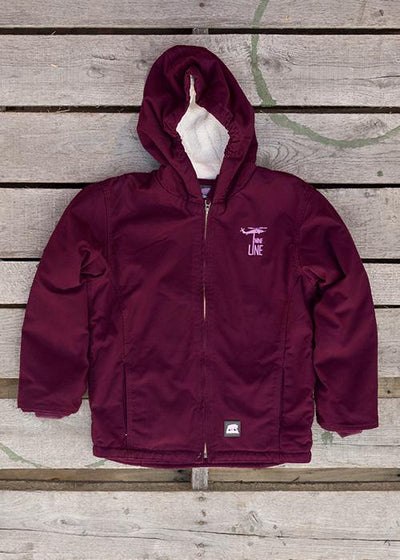 Youth Plum Jacket - Drop Line