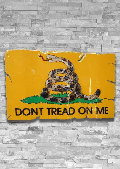 Molten Metal Sign - Don't Tread on Me