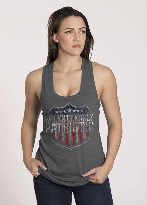 Racerback Tank - Relentlessly Patriotic